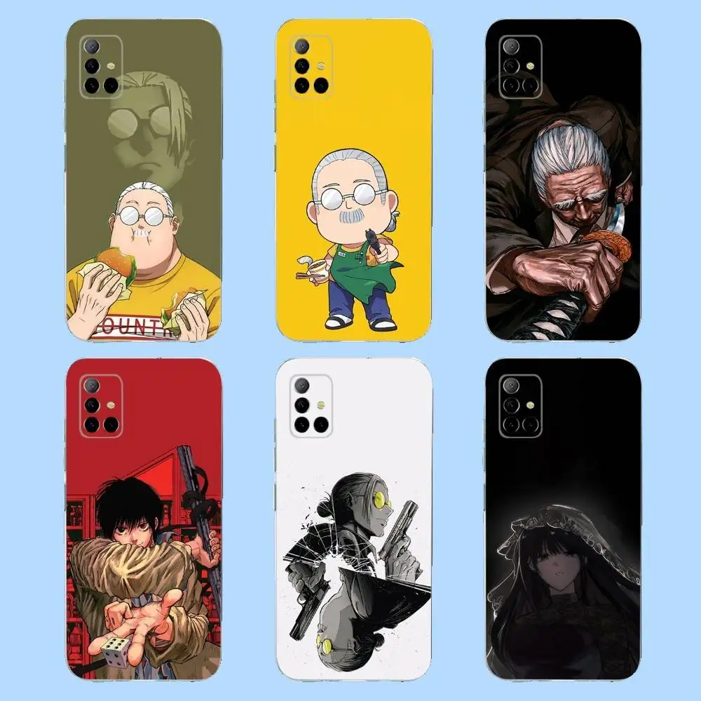 

S-Sakamoto Days Anime Phone Case For Samsung S30,23,21,22,20 FE lite,S10,9,PIus Note20ultra Soft Transparent