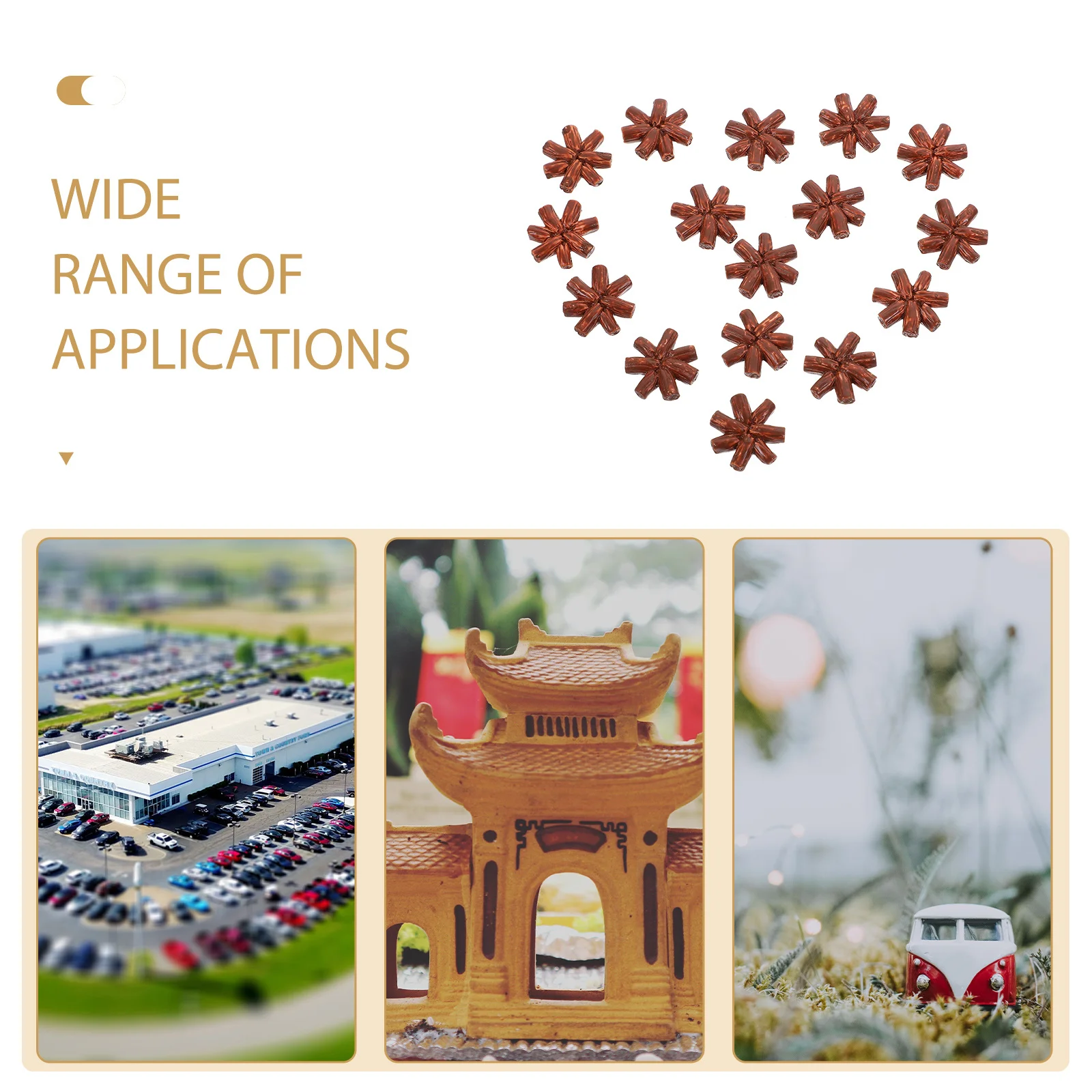 

20pcs Mini Resin Small Miniature Firewood Playset Firewood House Accessories For House Scene Layout Diy Decor Accessories