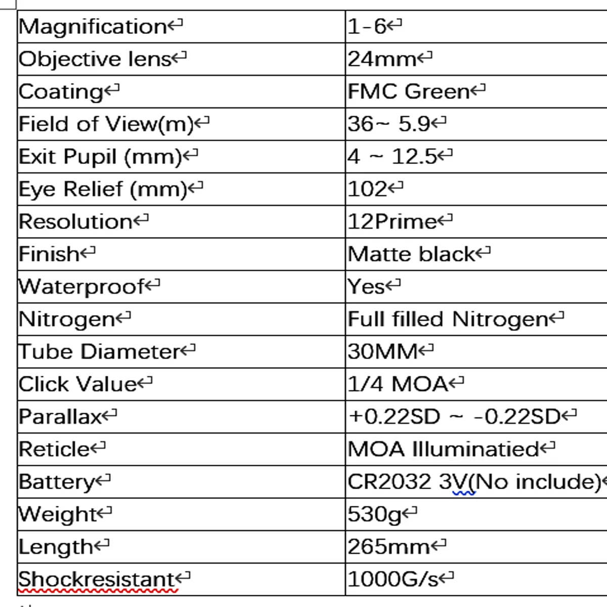 نطاق بندقية الصيد لـ Carabine AK Optics Sight AR، M4 نطاق مدمج، SVD، 1-6x24 MOA، #5
