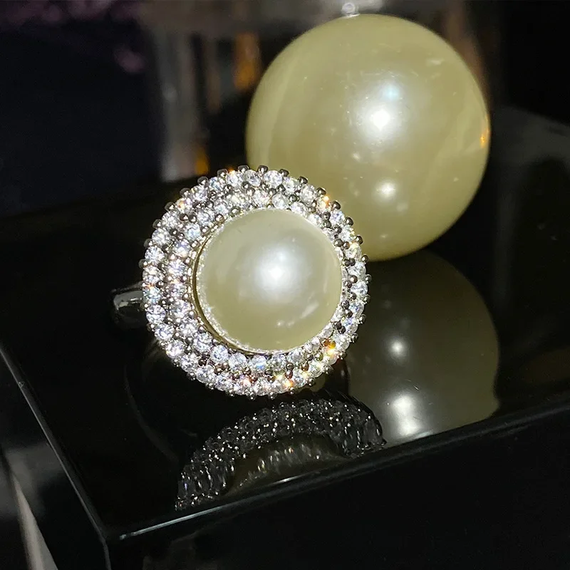 

MDLFES Moiss1n Diamond Style Little Red Book Новое кольцо из бисера в стиле барокко, античное ощущение, позолота 18 карат