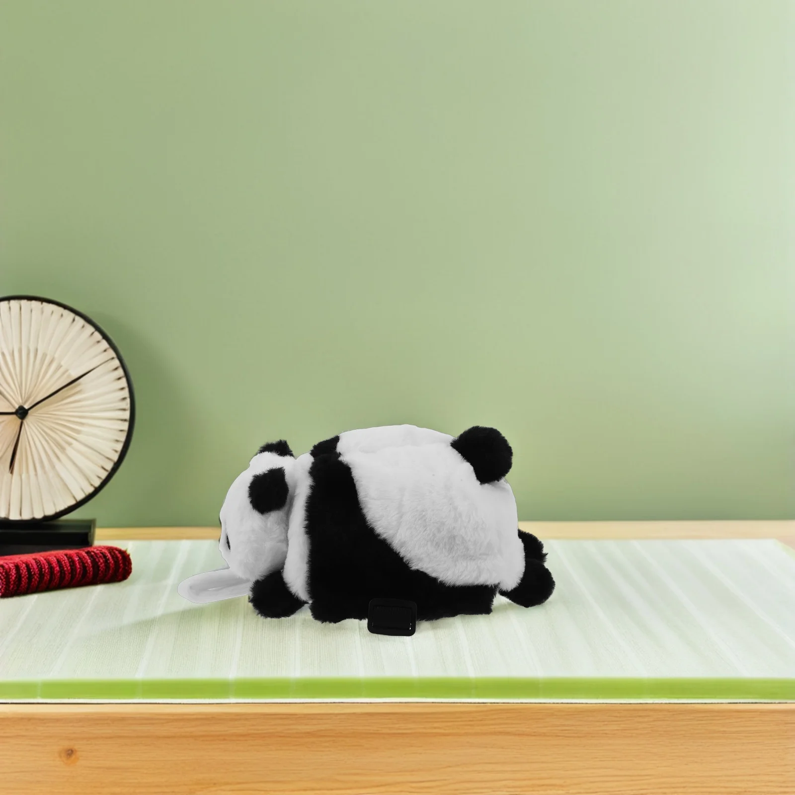 

Car Tissue Box Holder Cute Panda Cartoon Pattern Napkin Organizer Tissue Dispenser For Car Interior Armrest Accessory Storage