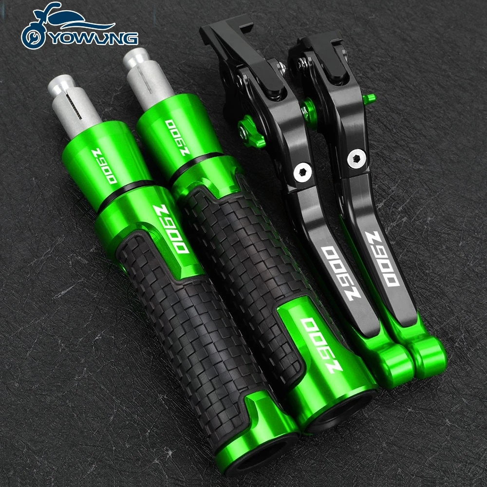 

For Kawasaki Z900 Z 900 2017 2018 2019 2020 2021 2022 2023 2024 Z900 Motorcycle Adjustable Brake Clutch Levers Handle Grips End