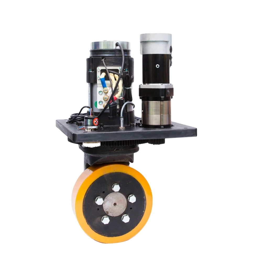 

Rubber Tracks Driving Wheel Electric Dc Motor 24v 1500w vertical Direct Drive Wheel