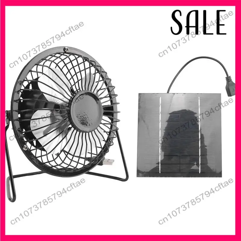 

-A12R 5 Вт 5 В вентилятор с питанием от солнечной панели, мини-портативный вентилятор охлаждения 4-дюймовый портативный USB-вентилятор для кемпинга, яхты, собаки