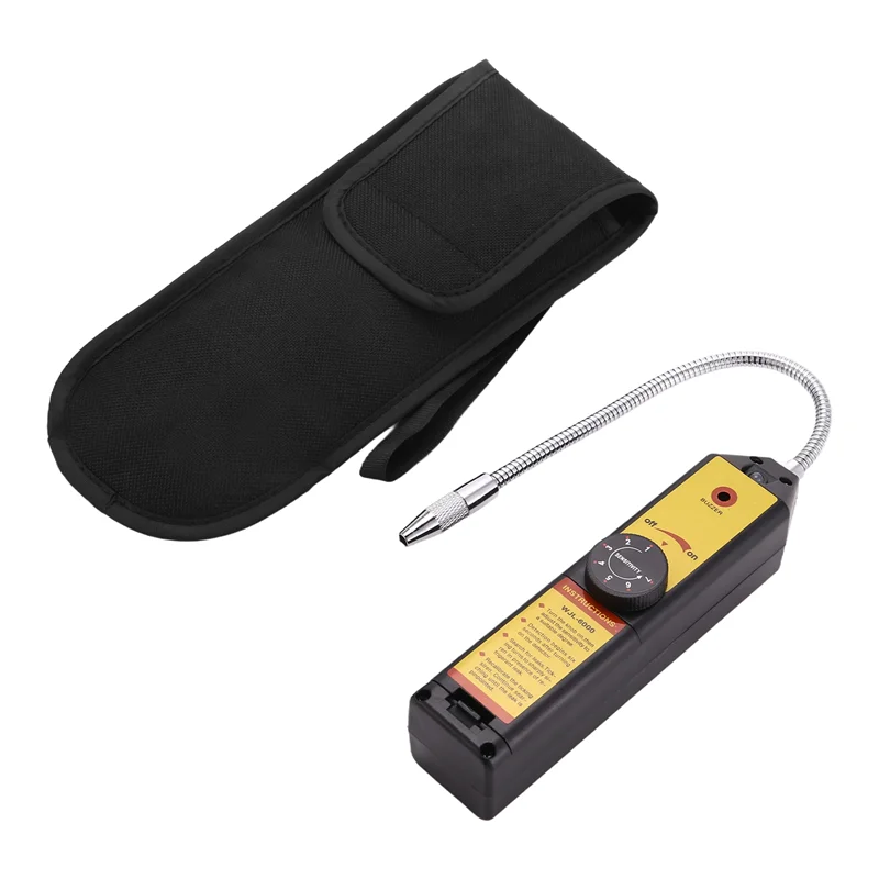 WJL-6000 Freon Leak Detector Halogen Leak Detector Refrigerant Gas HVAC R22 R410A R134A R1234YF Cfcs HCFC Detector