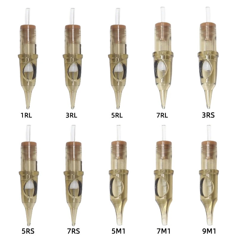 Senmei.pen картридж игл для татуажа одноразовая стерилизованная безопасная игла RS/RL/RM/M1 с мембраной для вращающихся тату-машин