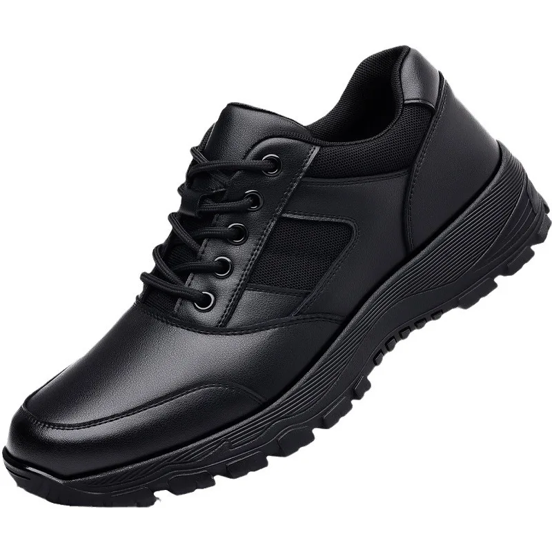 

New Genuine Leather Casual Sneakers for Men Designer Autumn Winter Cotton Black Outdoor Men's Sports Shoes Zapatos Hombre