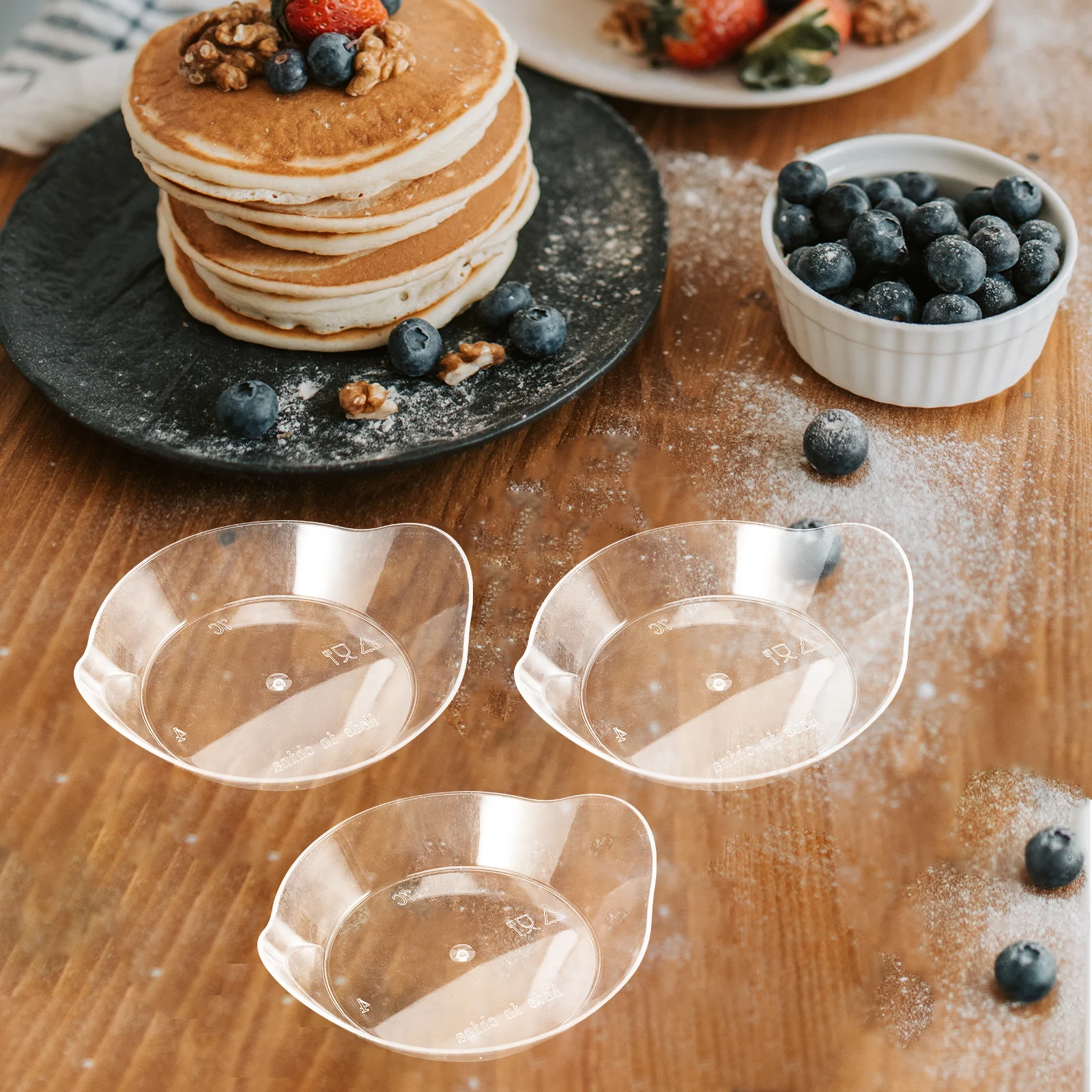 

50 Pcs Disposable Dessert Cups Plastic Cake Bowls Party Supplies Yogurt Containers Bakery Accessories Mousse Storage