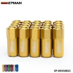 20pc M14X1.5 60MM Extende Forged Aluminum Tuner Racing Lug Nut For Wheels Rims EP-DD550B15