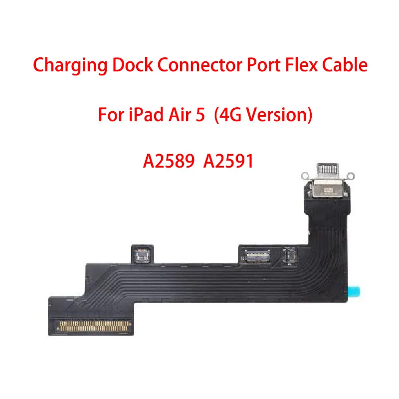 10PCS USB Charger Charging Dock Port Connector Port Plug Flex Cable For iPad Air 5 2022 A2588 A2589 A2591