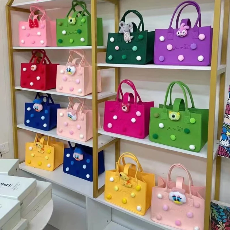 

Felt tote bag, handbag, felt gift bag, women's handbag, felt bag