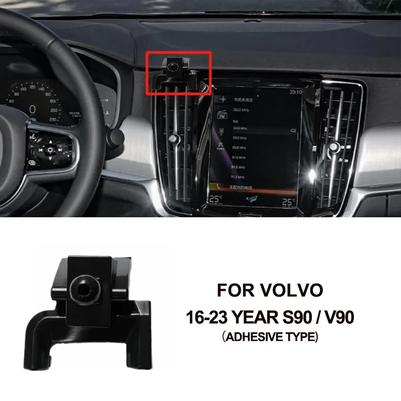 Support de téléphone pour Volvo, accessoire de fixation dédié aux modèles S60 V60 XC40 2020-2023, S90 V90 XC90 2015-2023, XC60 2009-2022