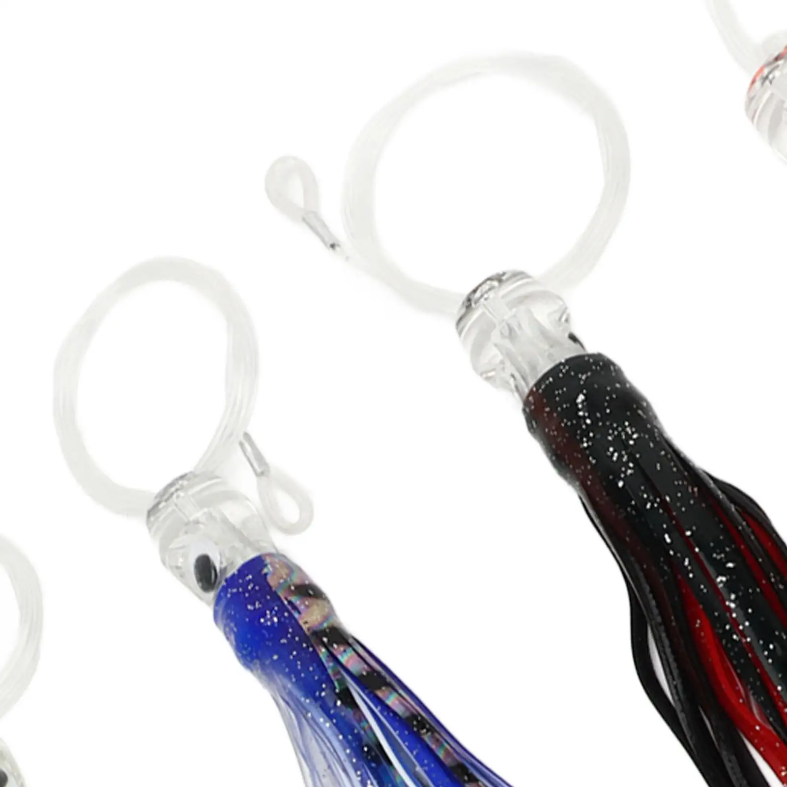 25cm Multi-Color PVC Saltwater for trolling Lure with Barbed Hook - Ideal for Deep Sea Fishing