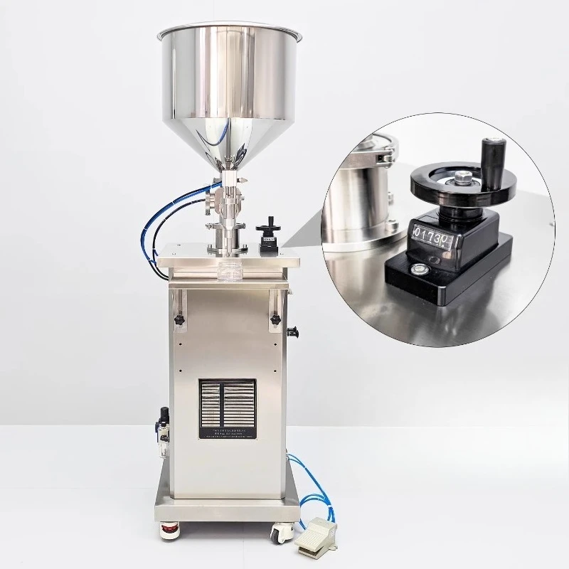 

Semi-automatic paste liquid quantitative filling machine Vertical honey sauce canning machine