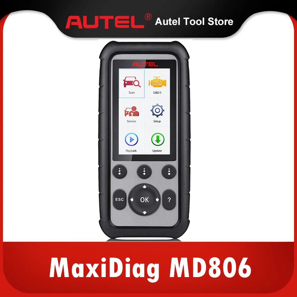 

Autel MaxiDiag MD806 Full System Diagnostic Tool Same as Autel MD808 Pro Free Update Online Lifetime