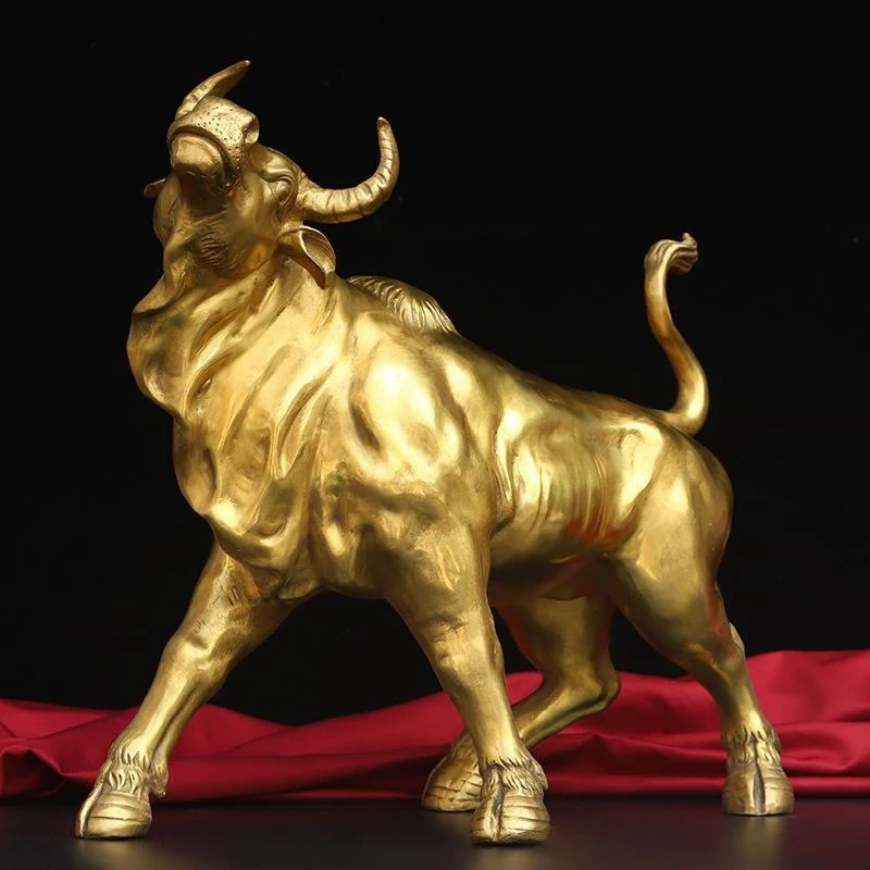 Ornaments, Bronze Brings Prosperity, Bull Turns Things Around, Water Buffalo That Attracts Wealth, De