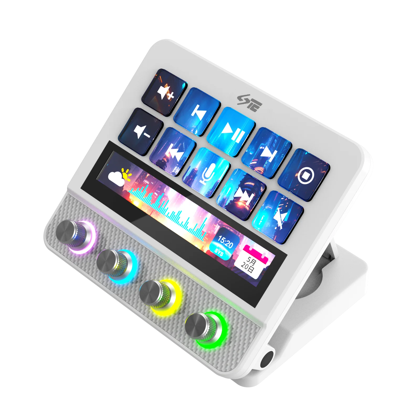 2025 N4 Pro Stream Deck With RGB Knob StreamDeck VibrationTouch