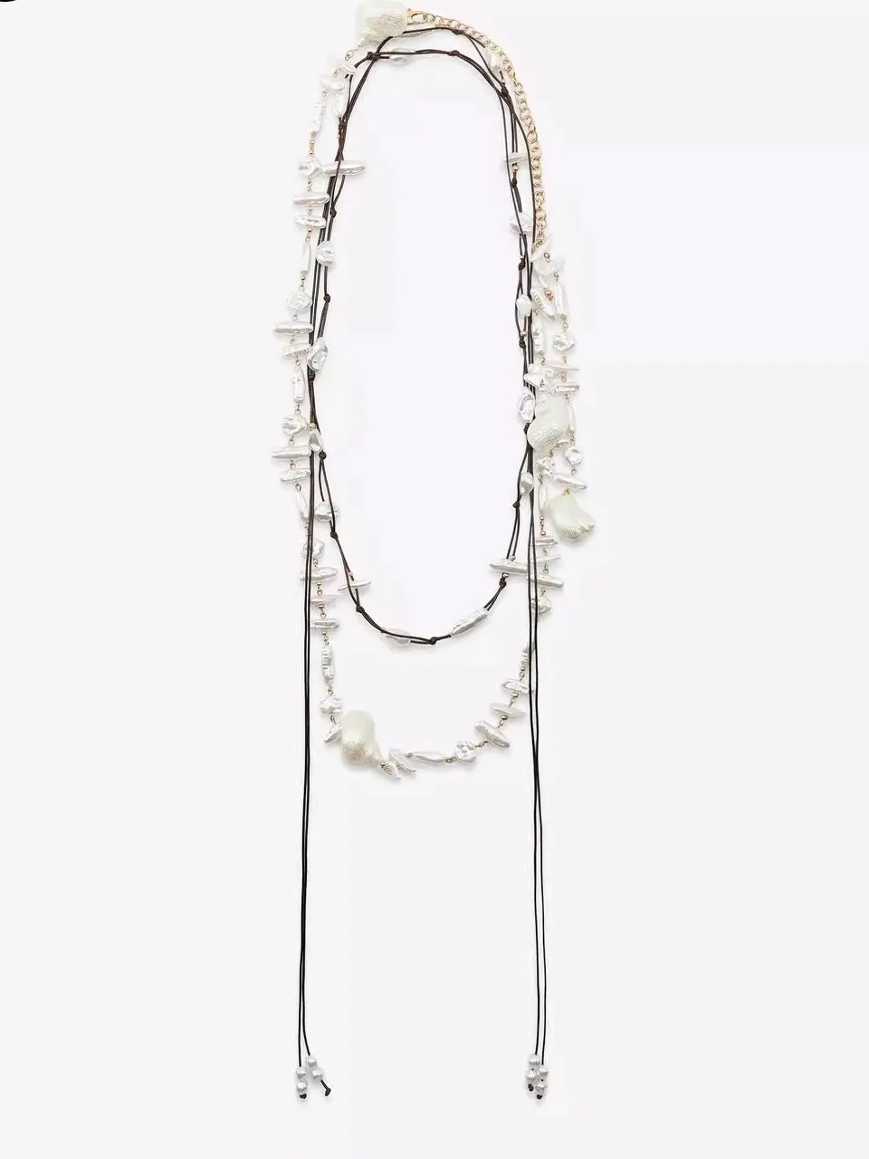 New Summer 2025 Women's Fashion Pearl  Belt 2-Piece Set Artificial Beads Leather Strap Y2K Style Casual Business Belt