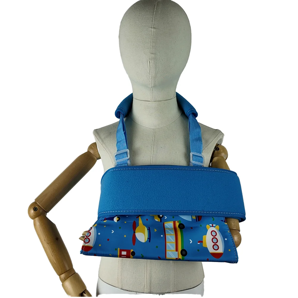 criancas-simples-braco-estilingue-ombro-suporte-cinta-cinta-pulso-quebrado-cotovelo-braco-estilingue