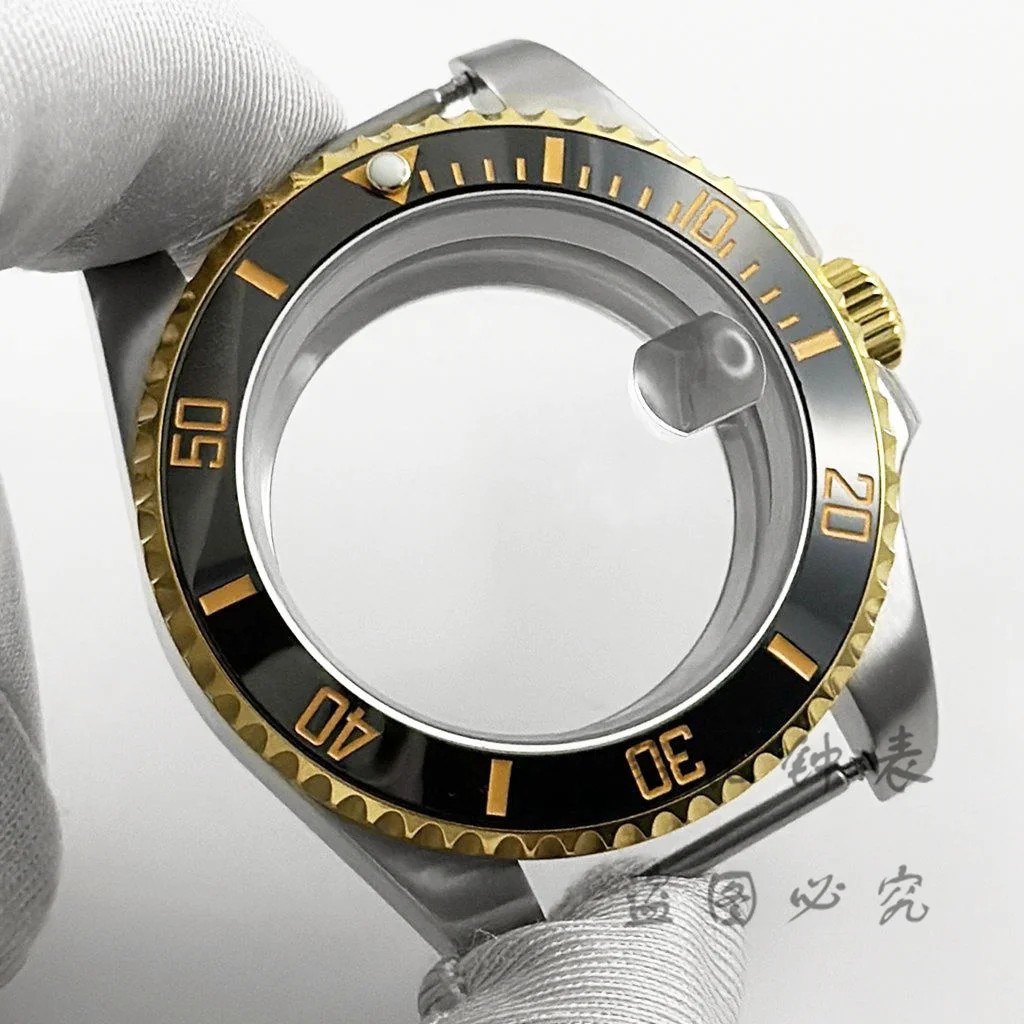 NH35 40mm Watch Accessory GMT Case Sapphire Glass Suitable For NH34 NH35 NH36 NH38 NH39 NH70 ETA2824 Movement 28.5mm Dial