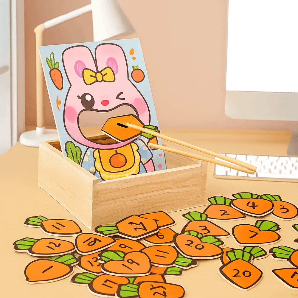 Food Feeding Simulation Feeding Game Role Play Early Education Pretend Food Set Spoon Simulation Wooden Feeding Toy Kids Gift