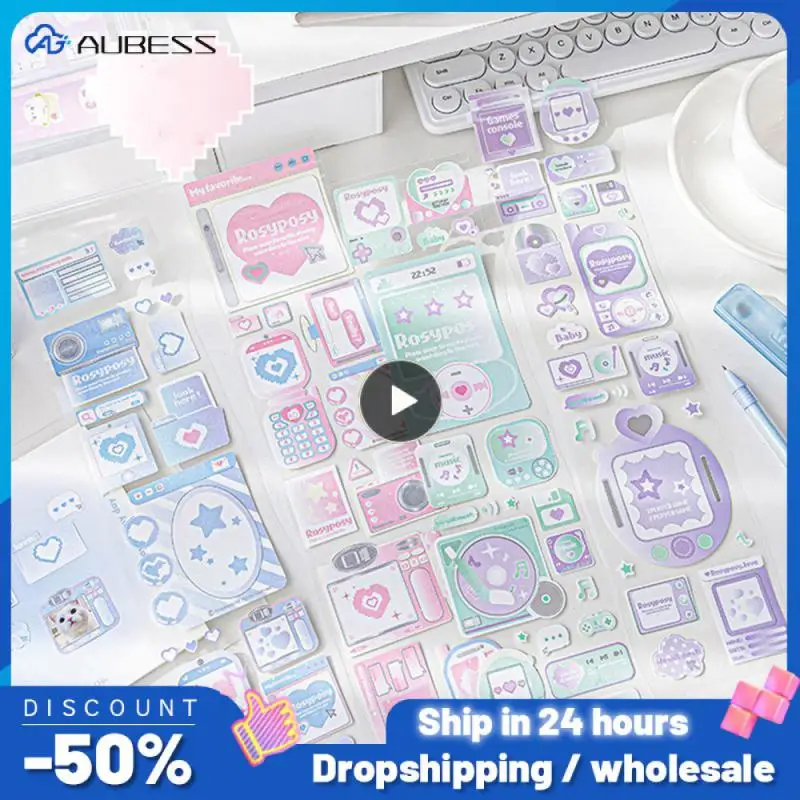 Hollow Stickers Ins Style Border Hot Silver Convenient And Durable High Quality Draw And Use Notebook Sticker 3 Patterns