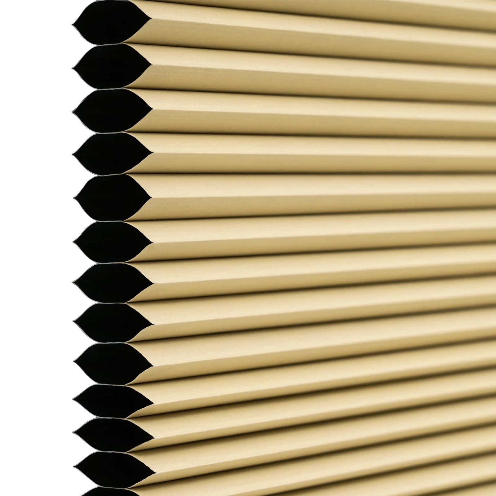 العسل مطوي أعمى لا الحفر الشمس حماية الصوت تعتيم الحرارية مزدوجة مطوي أعمى الخصوصية أعمى لأبواب النوافذ