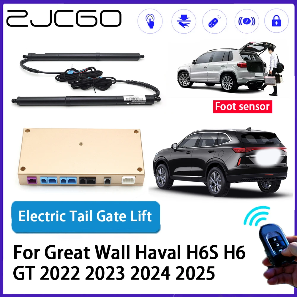 

ZJCGO Car Auto Trunk intelligent Electric Tail Gate Lift Automatic Tailgate Opener for Great Wall Haval H6S H6 GT 2022~2025