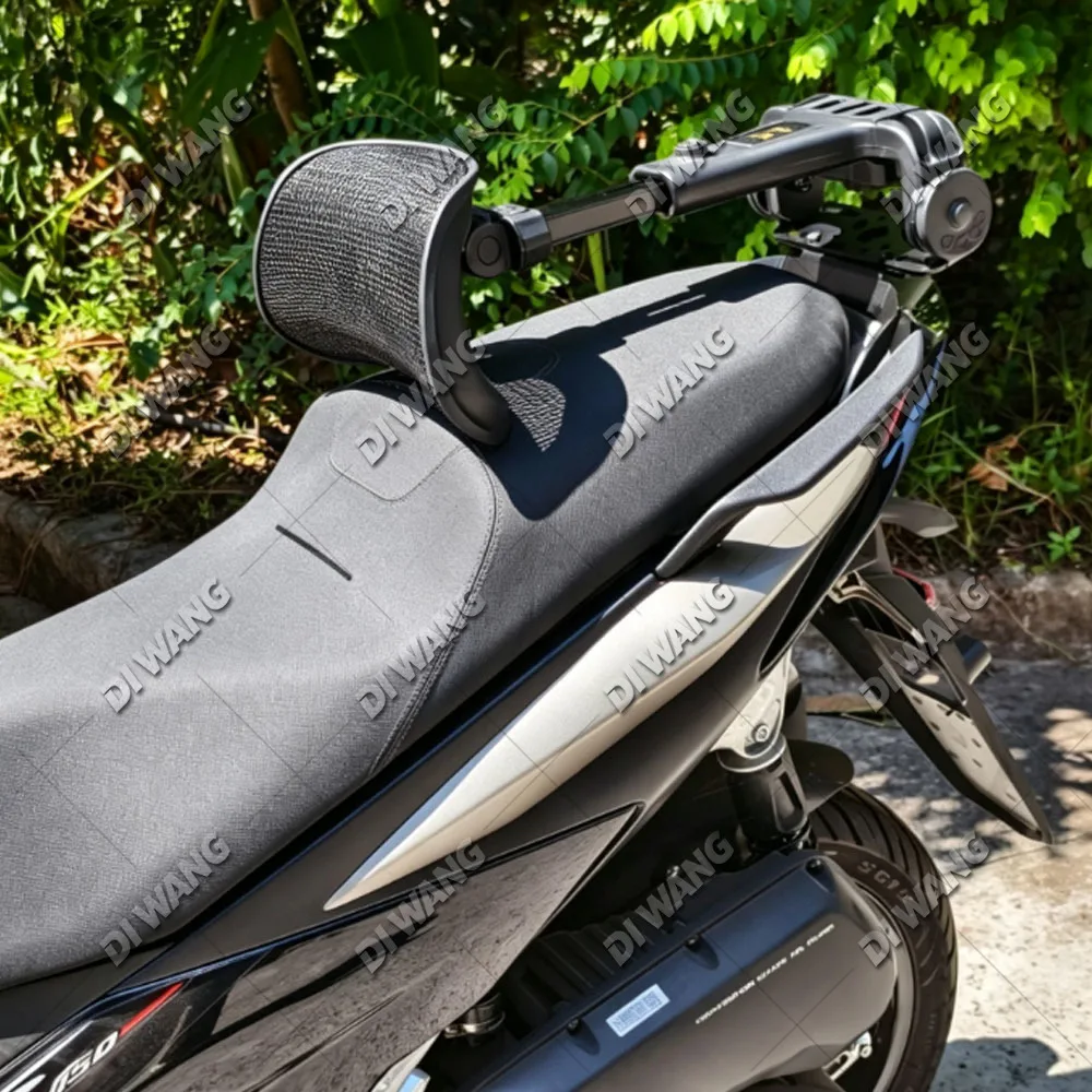 For Zontes 150V Motorcycle Retractable Foldable Rear Backrest Modified Adjustable Waist Support Spoiler Accessories