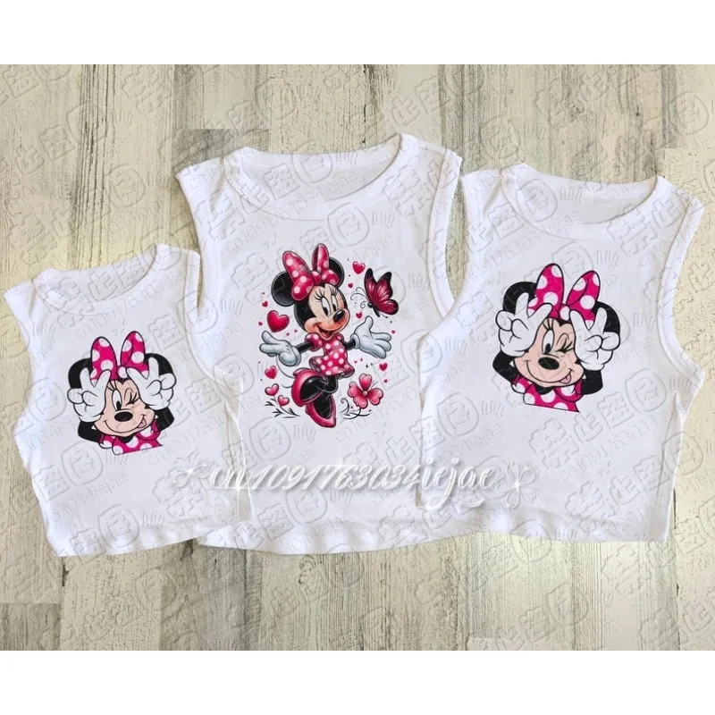 

Летняя винтажная одежда с мультяшным принтом 2026: топы унисекс с круглым вырезом, оверсайз жилеты, свободная уличная одежда для мужчин и женщин