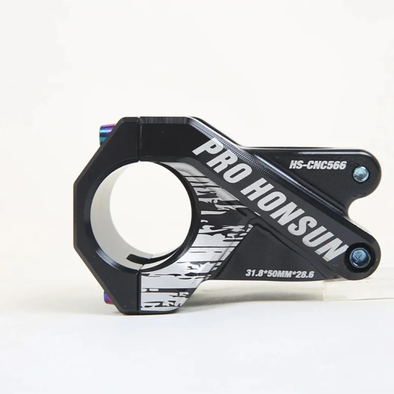 

HONSUN MTB Stem 31.8×50mm CNC Ultralight Aluminum Alloy Colorful Bicycle Handlebar Stem Cycling Accessories