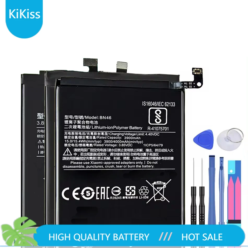 Battery BM42 BM45 BM46 BN31 BN41 BN43 BN45 BN46 BN48 BN4A for Xiaomi Redmi Note 2 3 4 4X 5 5A 6 7 8 8T 9 9S Pro Plus Note2 Note3