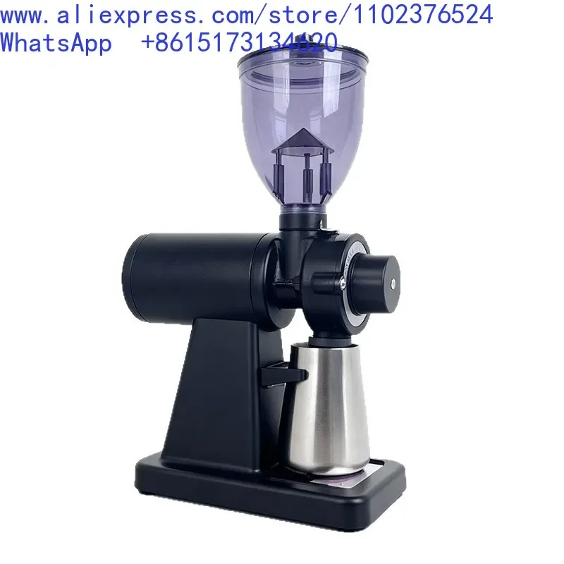Upgrade Little Flying Eagle Electric Coffee Grinder Italian Style 304 Stainless Steel Cutter Disk Anti-drop Funnel view 6