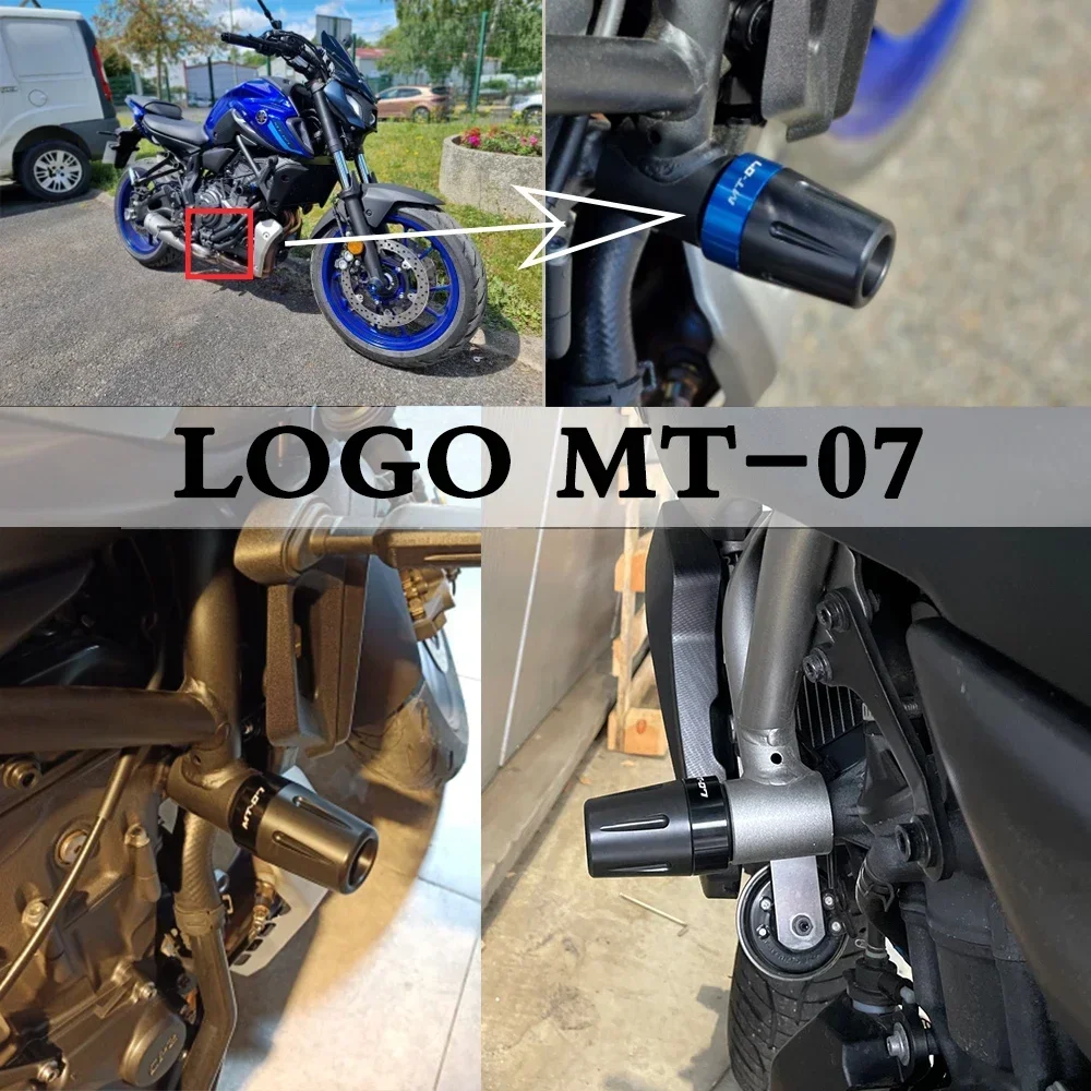 For YAMAHA MT07 FZ07 Tracer MT-07 FZ-07 Tracer 700 7 /GT Frame Slider Crash Protector Motorcycle Falling Protection Engine Crash