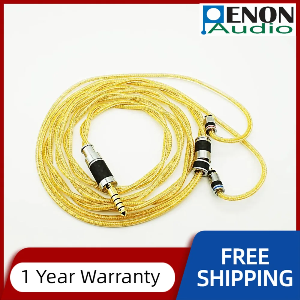 

ISN Audio SOLAR Flagship Audiophile Earphone Cable with MMCX/2Pin 0.78mm Replaceable Modular Connector & 3-in-1 Detachable Plugs