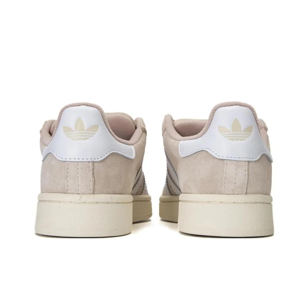 adidas Originals CAMPUS 00s Sepatu Low Top Board Kasual Nyaman Pria dan Wanita Putih & Almond