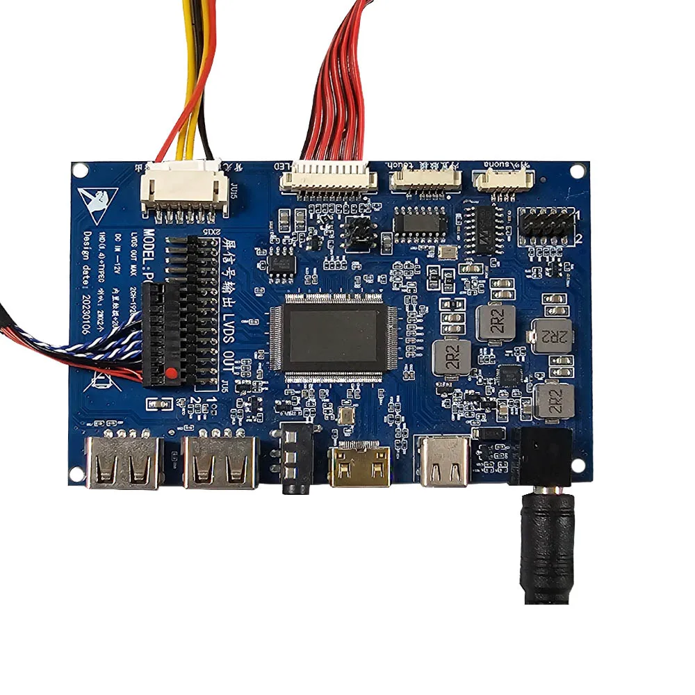 10,4 "CLAA104XA02CW 1024x768 LVDs ЖК-сенсорный экран Тип C HD MI USB плата 30pin ЖК-плата