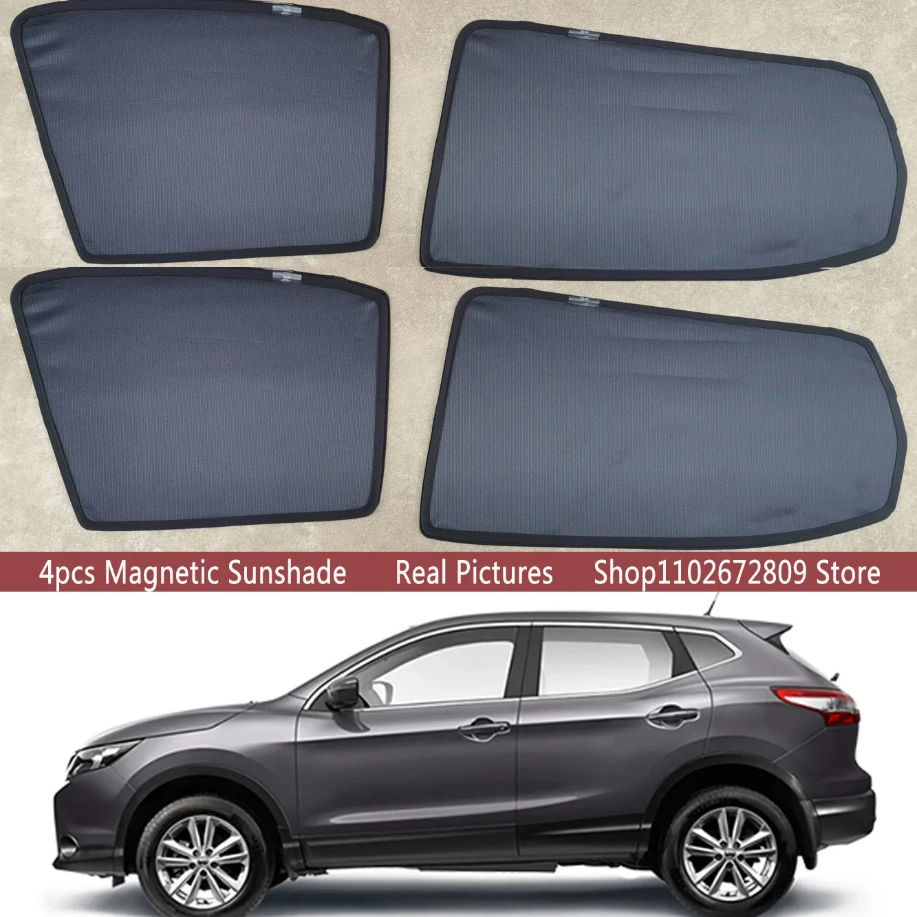 

Магнитные солнцезащитные шторки на лобовое стекло для Nissan Qashqai J11 2014-2021 (2015, 2016) – Аксессуары