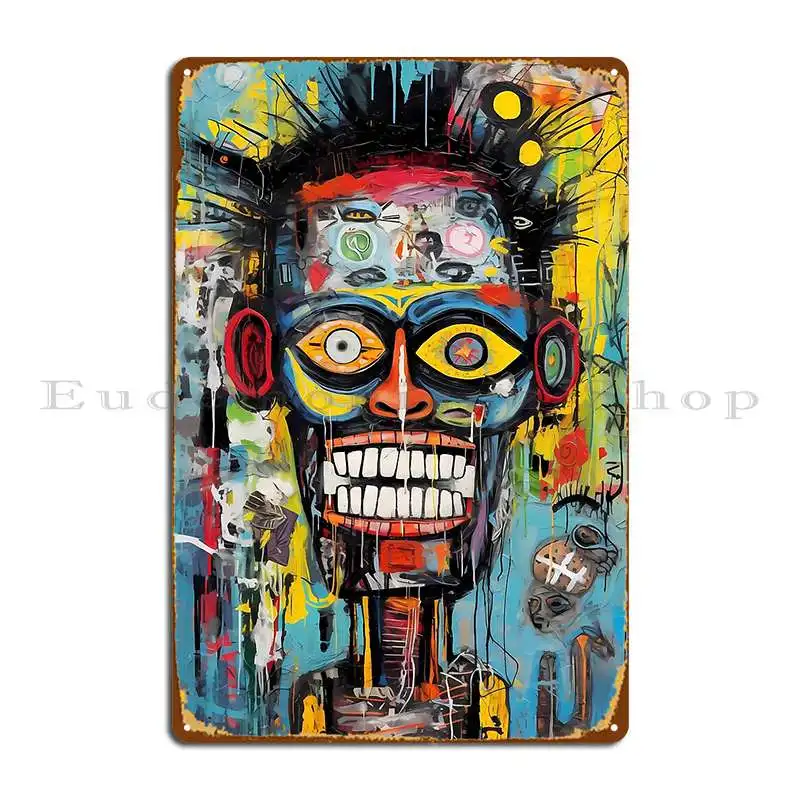 Kaleidoscope Of Colors Abstract Portrait E621 Metal Plaque Poster Garage Vintage Printed Custom Design Tin Sign Poster