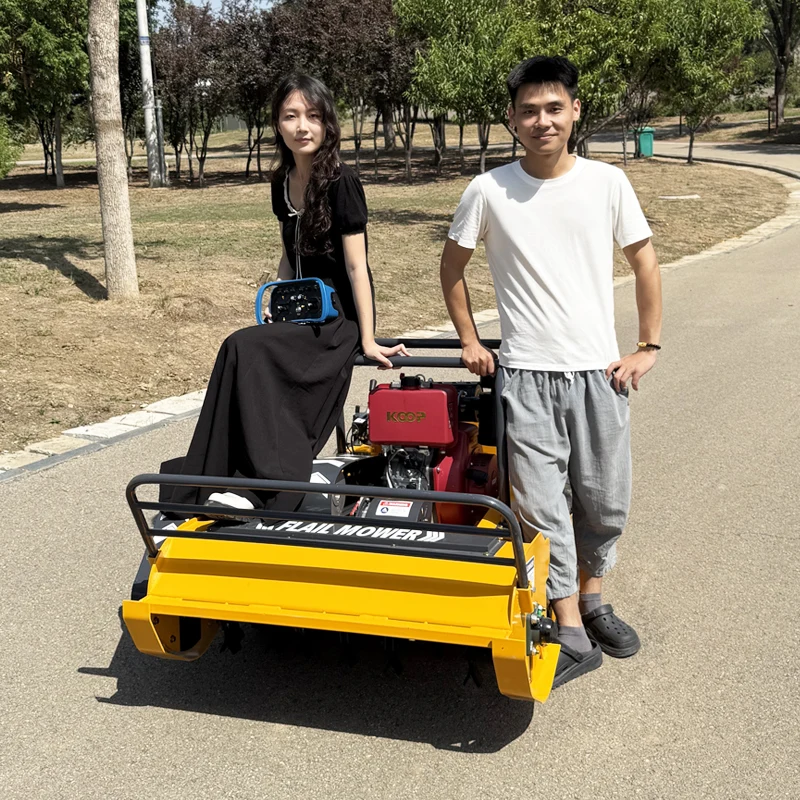 

Customized actory Sales Flail Reel Atv Blade Smart Rotary Remote Control Wheeled Flail Mower Slope Garden
