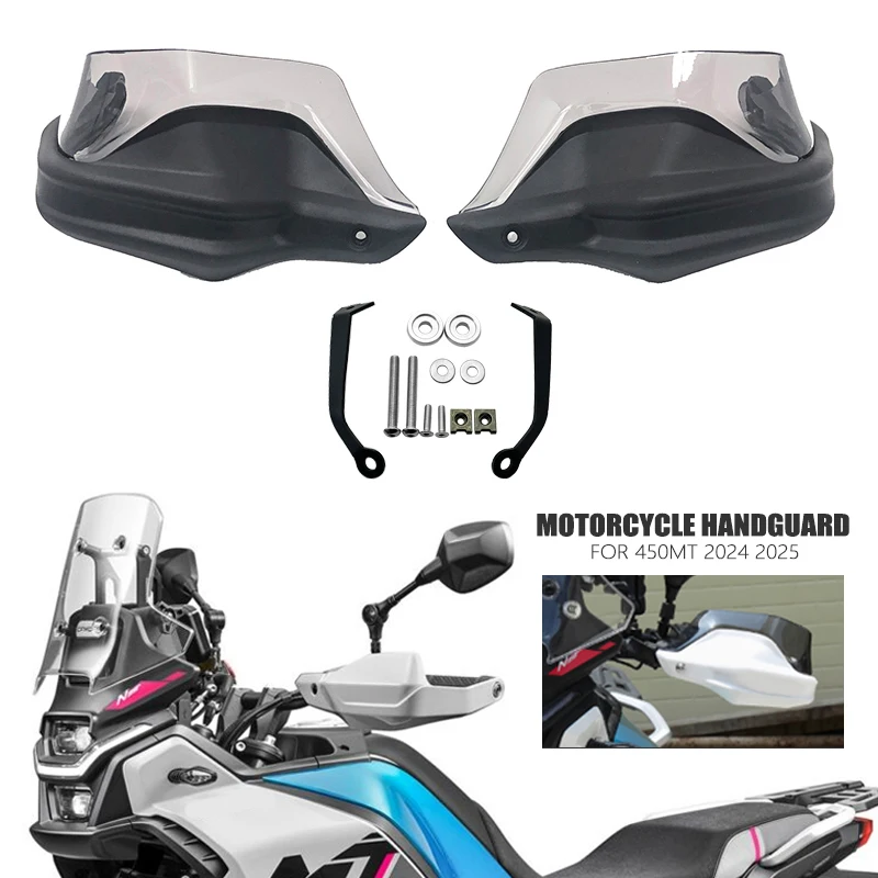 Fit For CFMOTO 450MT Heighten Hand Guards Shield Brake Clutch Lever Protector MT450 CF 450 MT 2024 2025 Handlebar Handguard