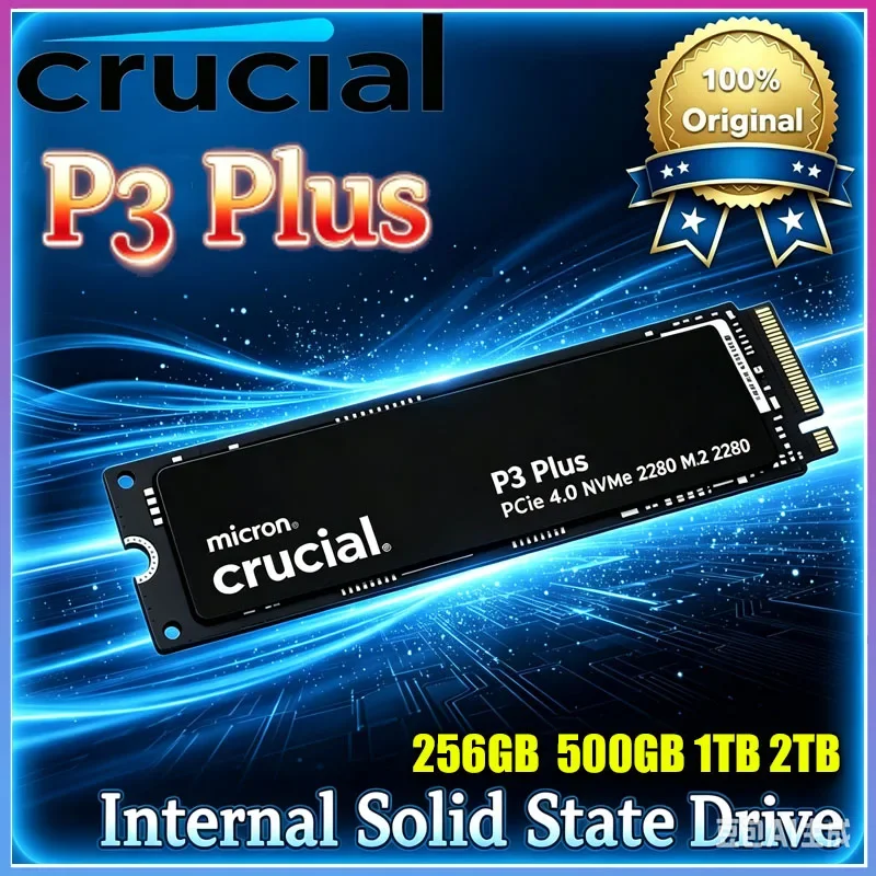 Crucial P3 Plus 1TB 2TB PCIe Gen4 NVMe M.2 SSD Internal Hard Drive(OEM Package)&Crucial NVME 2280 P310 1TB SSD&Crucial T500 1TB