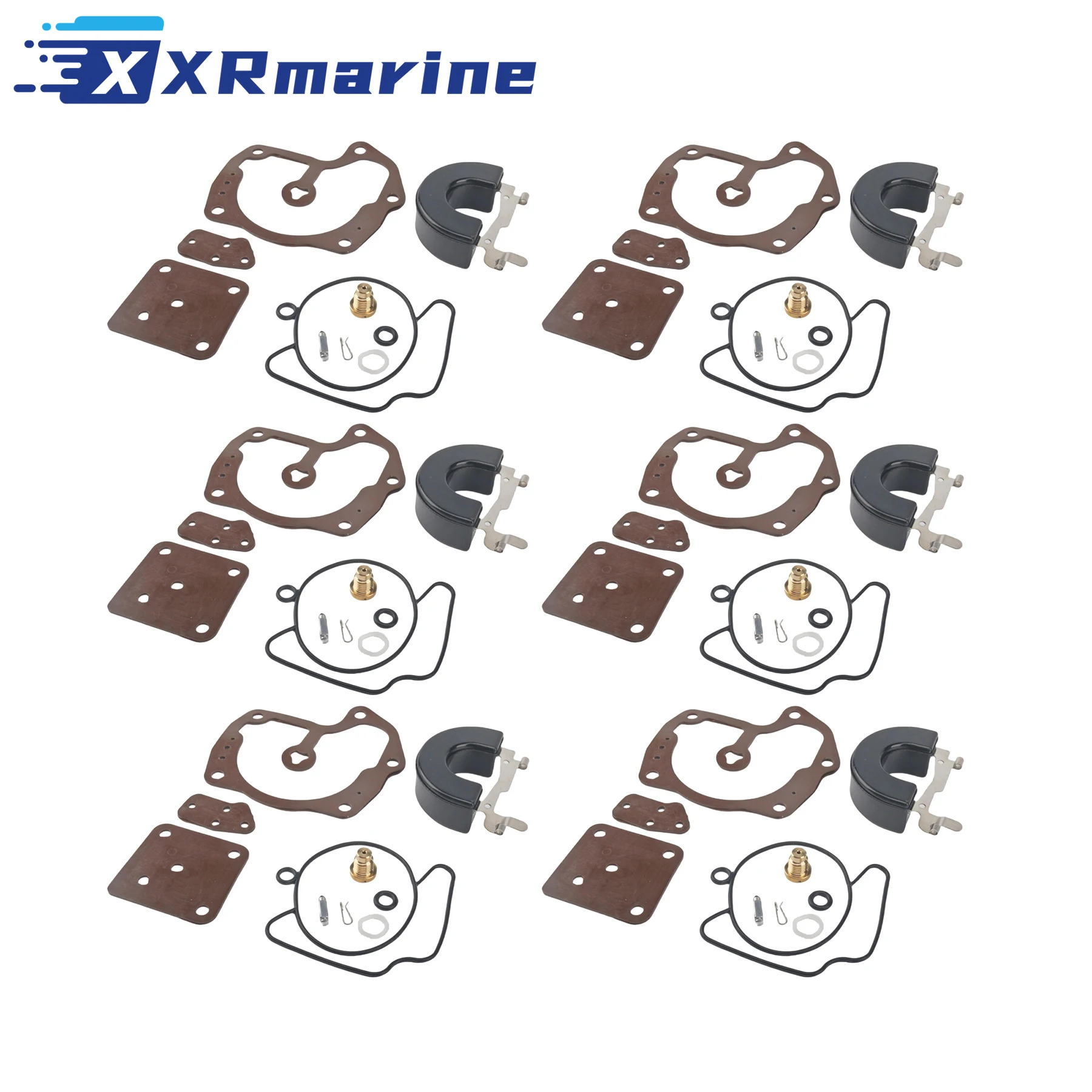 

437327 Ремкомплект карбюратора для подвесного двигателя Johnson Evinrude V4 120-140 л.с. 439079 439078 V6 200–250 л.с. 0437327 18–7248 18–7247