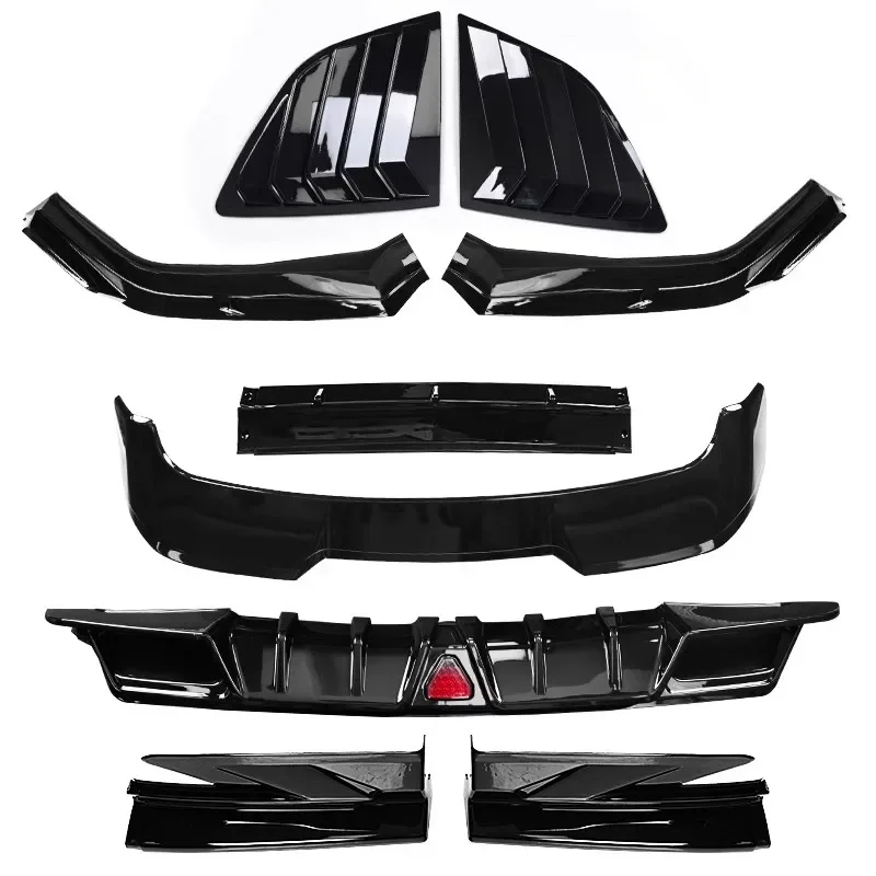 Car Gloss black Body kit for Honda Breeze 23-25 modified front shovel grill trim Tail wing Window Shutter window strips rear lip