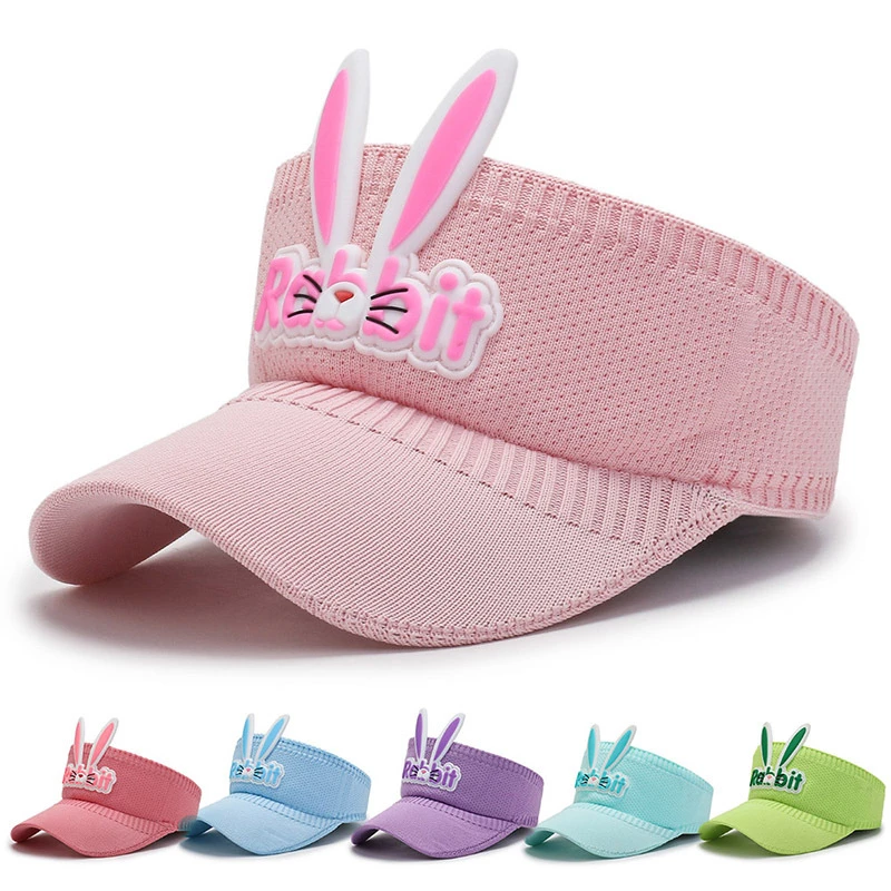 

Summer Kids Sports Sun Cap Children Knit Baseball Hat Cartoon Outdoor UV Protection Empty Top Hat For Boys Girls Sunscreen Hats