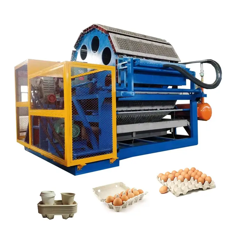 Wholesale Automatic Recycle Paper Pulp Chicken Egg Trays Molding Machine Eggs Carton Making Machine for Sale