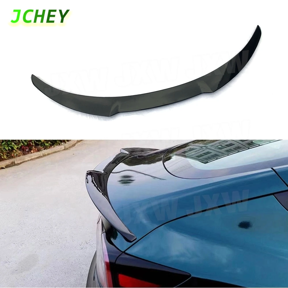 

Задний спойлер JCHEY для Tesla Model 3, спойлер-«утиный хвост» для багажника, ABS, под карбон, глянцевый черный