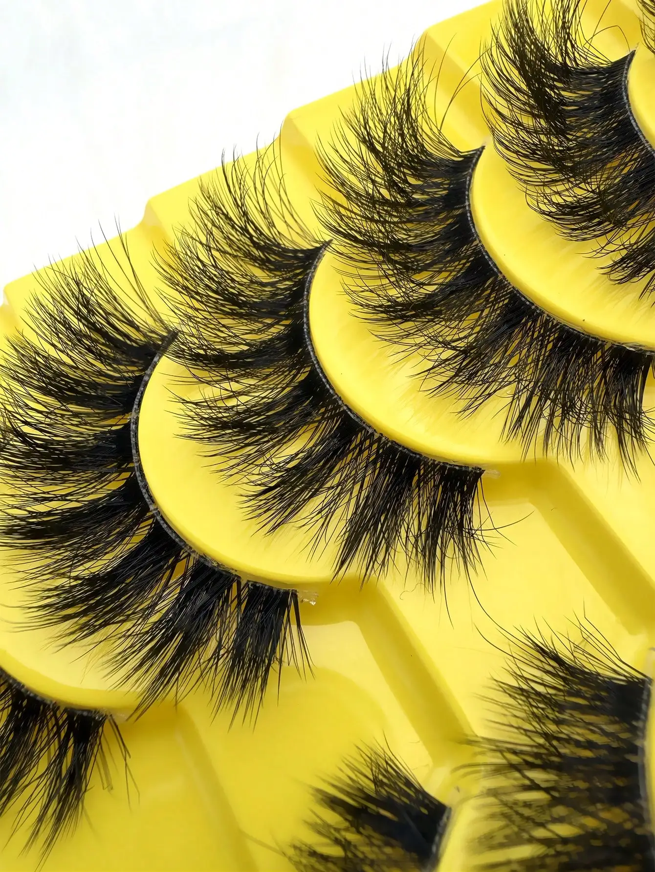 Flauschige, dicke 10 Paar Faux-Nerz-Wimpern, 8D Volumen, lockige, lange falsche Wimpern – Detail 4