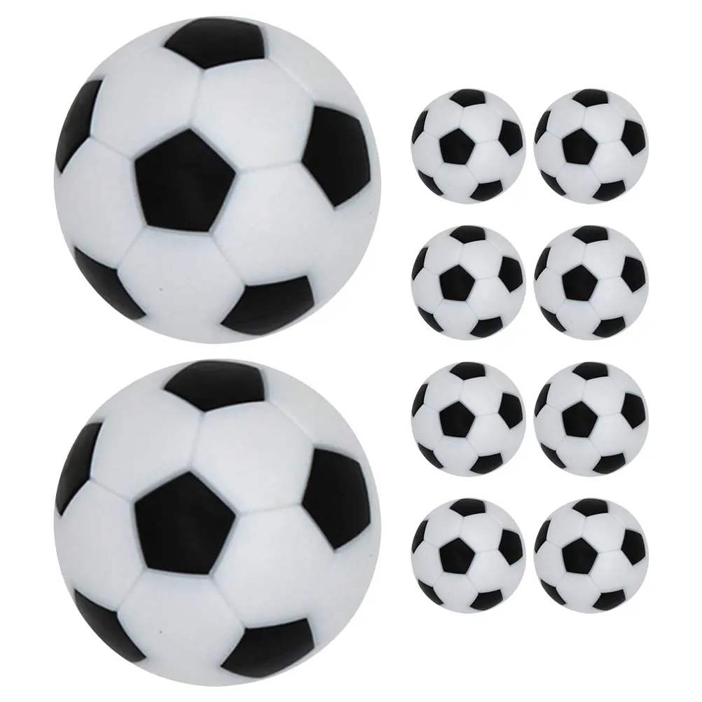 

10 Pcs 23mm Football Mini Foosball Balls Inflatable Replacement Replaceable Soccer The Hips Game Child