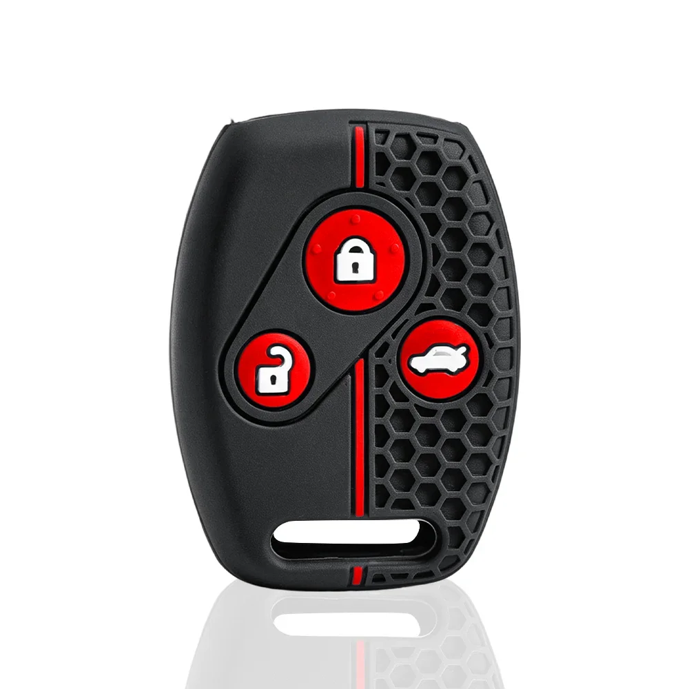 New Silicone Car Key Case Cover Remote Fob for Honda Accord 7 Jazz FRV Civic CR-V 2008 Crz Insight Fit SRV Chord 7 Gr8 150R